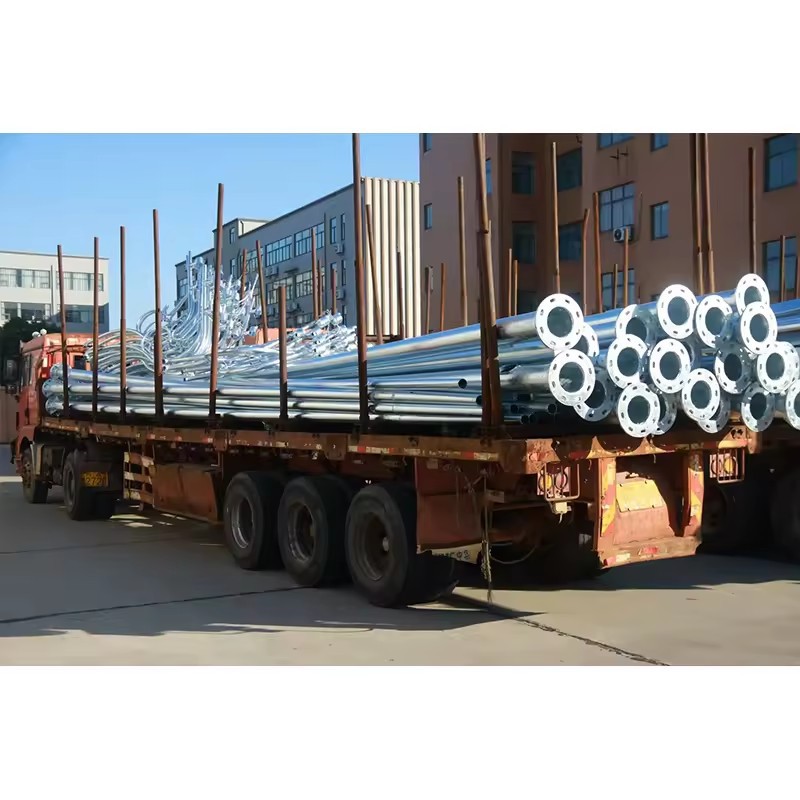 Galvanized Street Light Pole